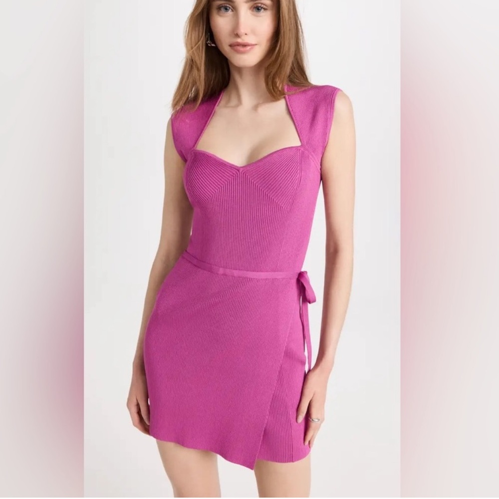 Jonathan Simkhai Pink Covina Sleeveless Dress